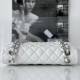 Chanel CF Series Classic Flap Bag Medium White