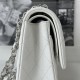 Chanel CF Series Classic Flap Bag Medium White