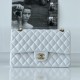 Chanel Classic Flap Lambskin Bag  White with Gold Hardware