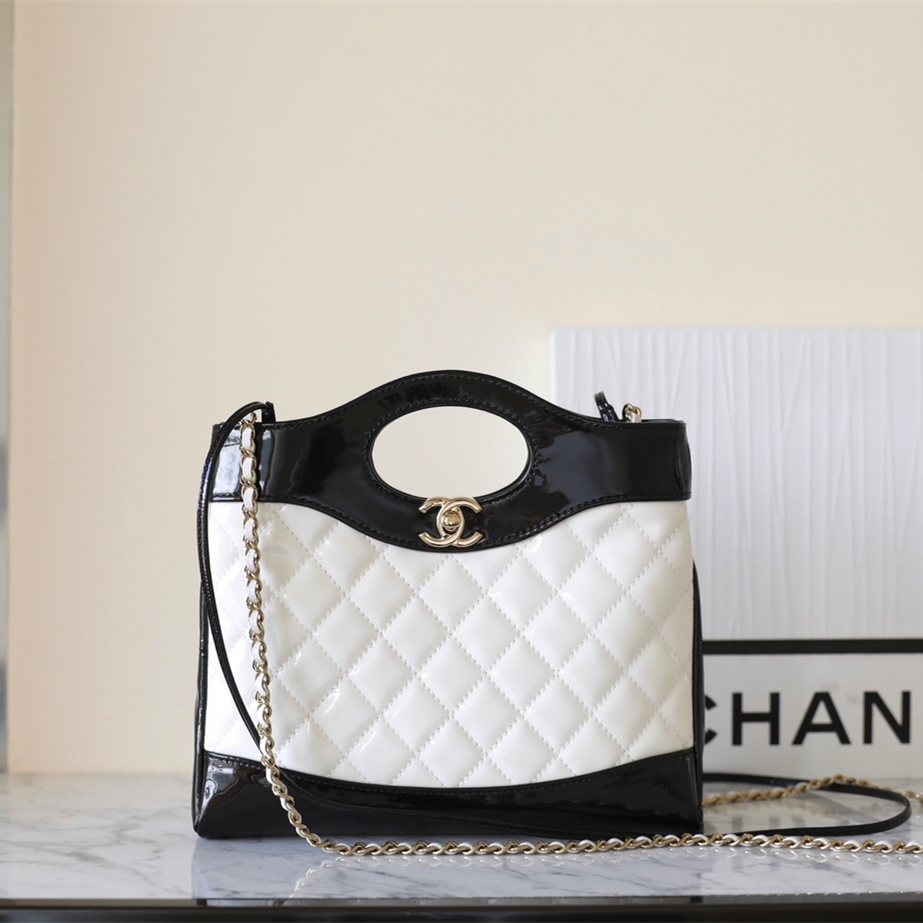 Chanel Shoulder Bag 23A Series Black and White