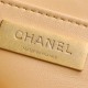 Chanel 23S Tweed Handle Crush Vanity Case Yellow & White