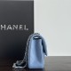 Chanel Original Leather CF Series Flap Bag Light Blue