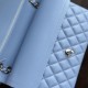 Chanel Original Leather CF Series Flap Bag Light Blue