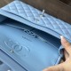 Chanel Original Leather CF Series Flap Bag Light Blue