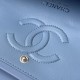 Chanel Original Leather CF Series Flap Bag Light Blue