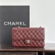 Chanel Flap Bag CF Caviar Wine Red