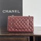 Chanel Flap Bag CF Caviar Wine Red