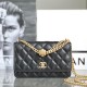 Chanel Camellia Buckle Classic Flap Bag Small Lambskin