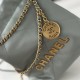 Chanel 23S series haze blue Mini shopping bag gold buckle