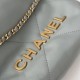 Chanel 23S series haze blue Mini shopping bag gold buckle