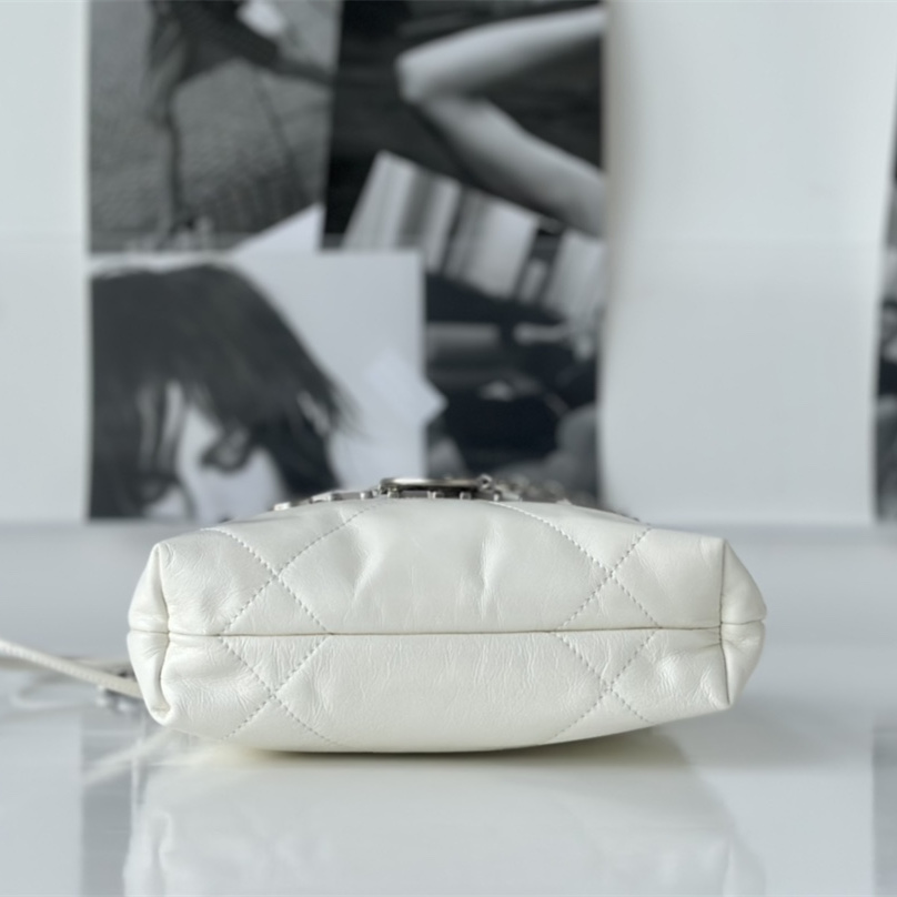 Chanel 23S series white calfskin mini shopping bag