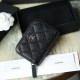 Chanel classic zipper coin purse caviar