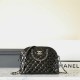 Chanel superfake bag 23S series patent leather shell bag