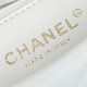 Chanel 23P series white flap bag