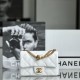 Chanel 23P white flap bag small