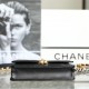 Chanel 23P double color chain black gold hardware