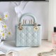 Dior Lady Bag Lake Blue Lambskin