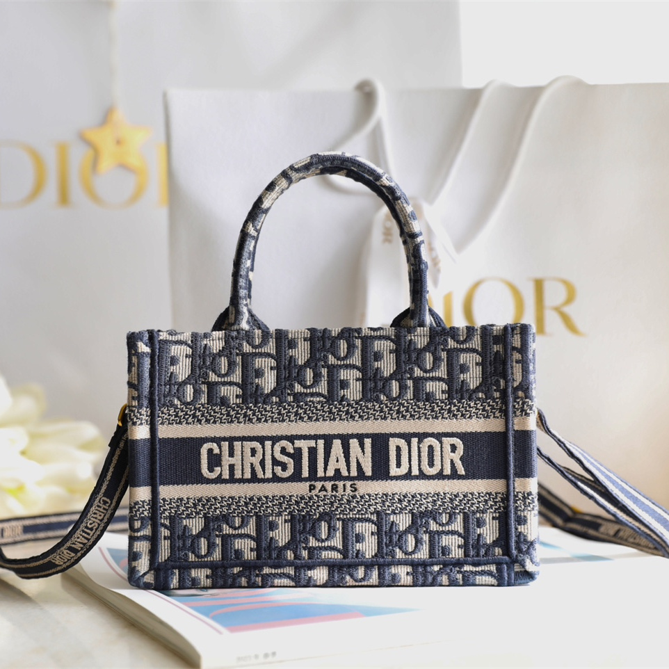 Dior 2024 Book Tote Series Monogram Mini Tote