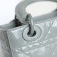 Dior Lady Series Dior Bag Diamond Cannage Pattern Gray-Brown