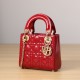 Dior Lady Series Cherry Red Lambskin Mini