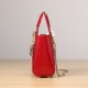 Dior Lady Series Cherry Red Lambskin Mini