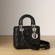 Dior Lady Dior My ABC Dior Series Black Lambskin Handbag