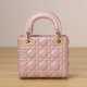 Dior Lady Series Pearlescent Pink Lambskin Mini