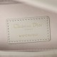 Dior Lady Joy Series Milk White Lambskin