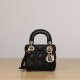 Dior Lady Series Black Lambskin Super Mini