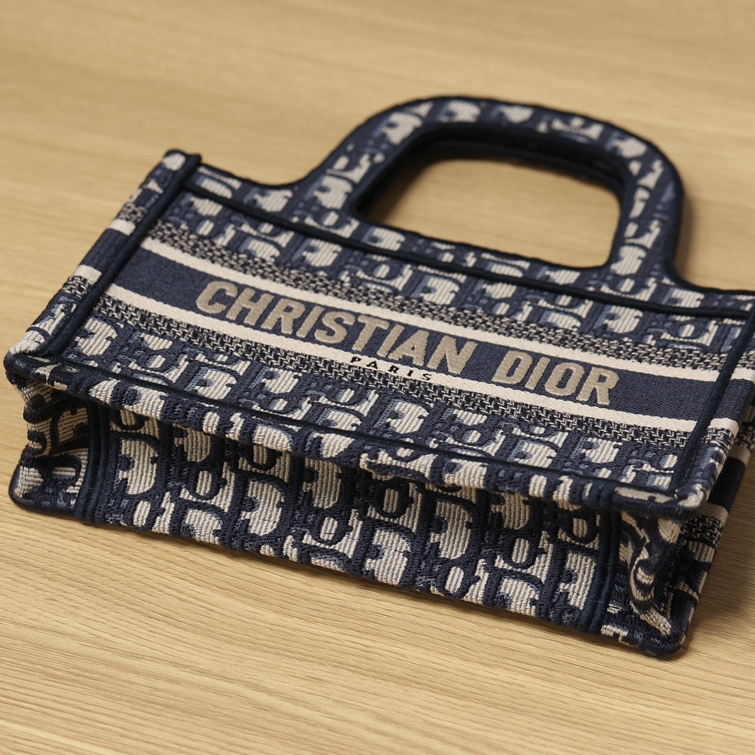 Dior Book Tote Series Handbag Oblique Print