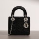 Dior Lady Dior Bag Patent Calfskin Silver Hardware Mini