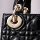 Dior Lady Dior Bag Patent Calfskin Light Gold Hardware Mini