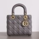 Dior Lady Dior Bag Lambskin Gray