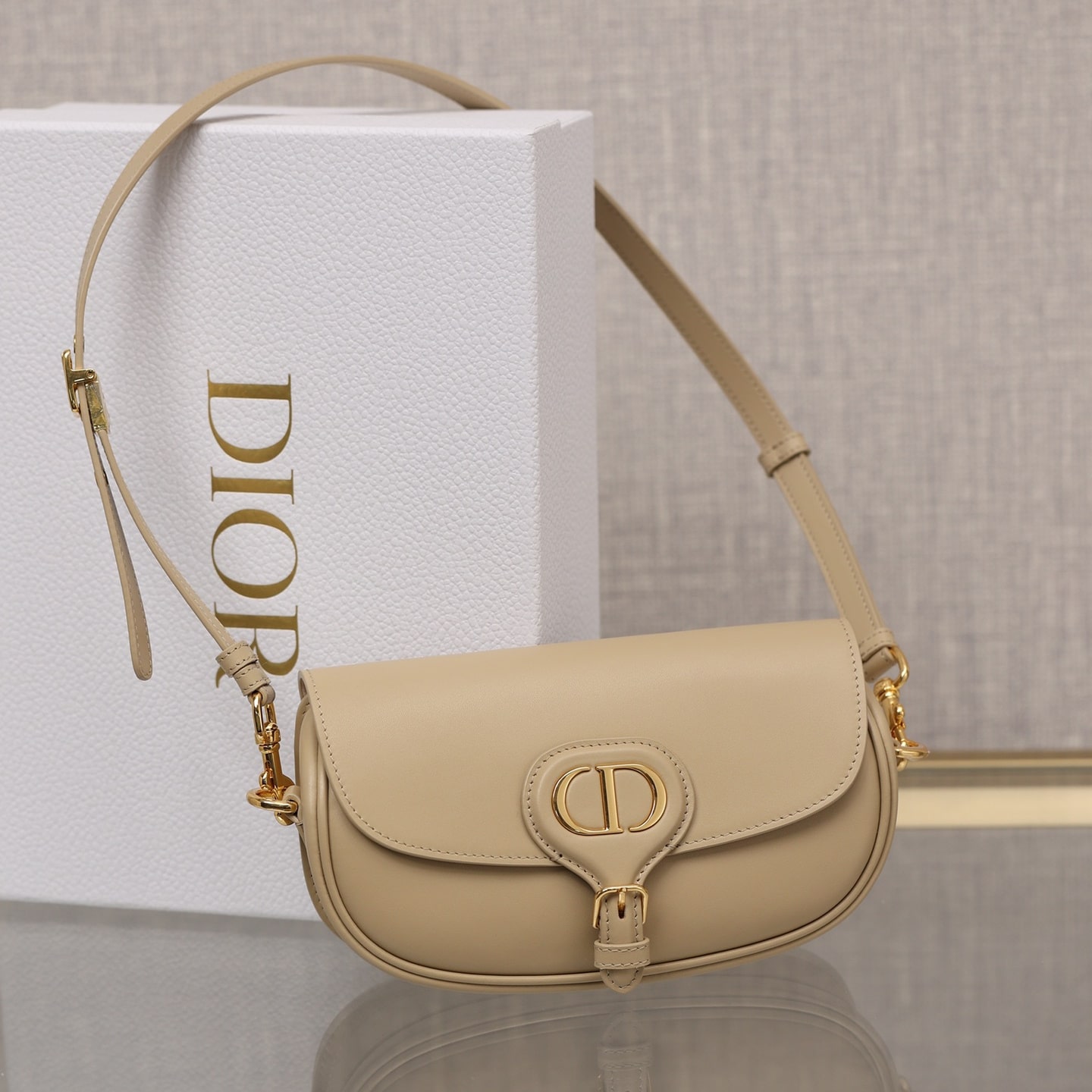 Dior Bobby Series Shoulder Bag Sand