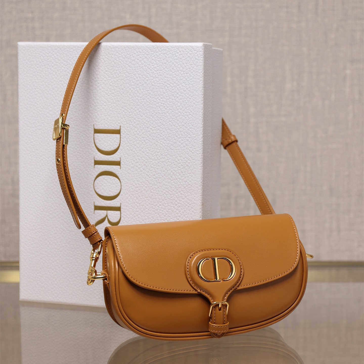 Dior Bobby Series Shoulder Bag Caramel