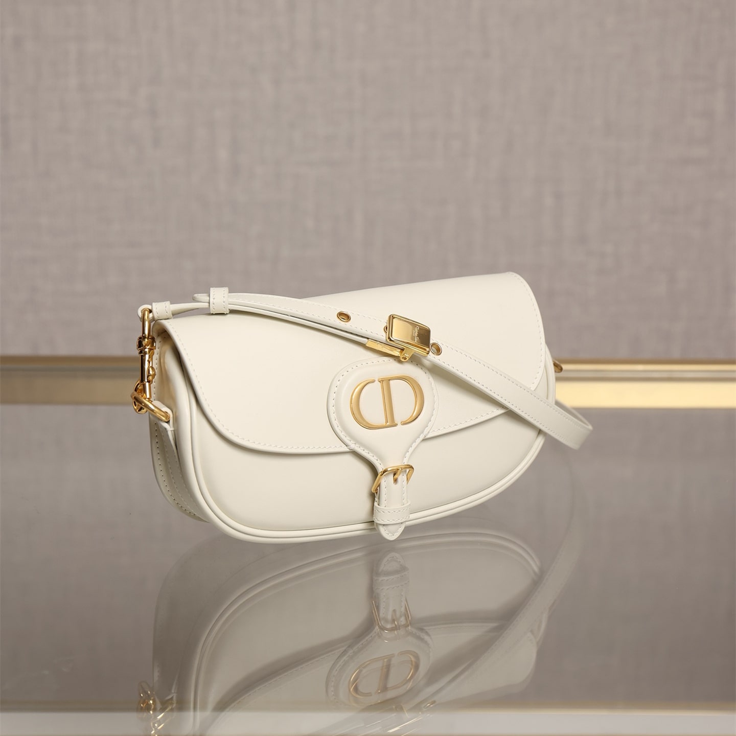 Dior Bobby Series Shoulder Bag White