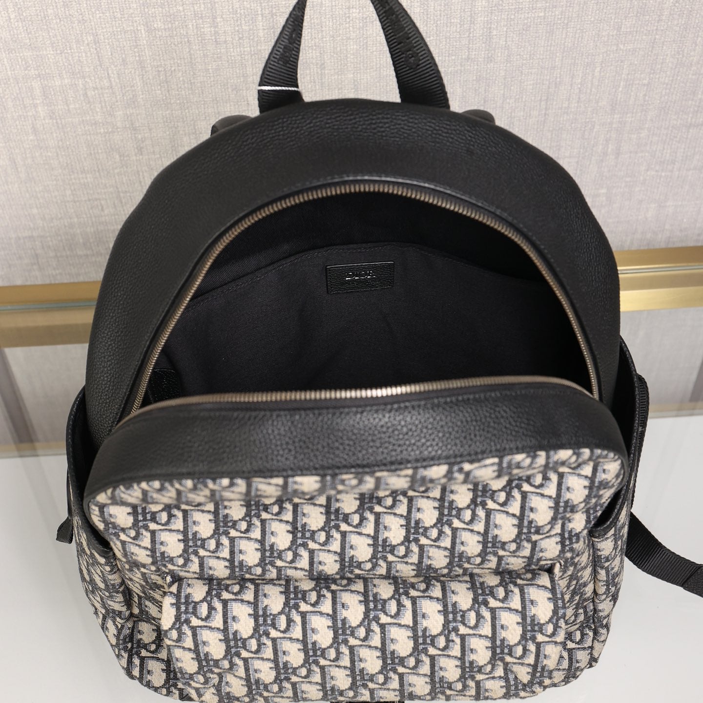 Dior Explorer Series Oblique Print Backpack