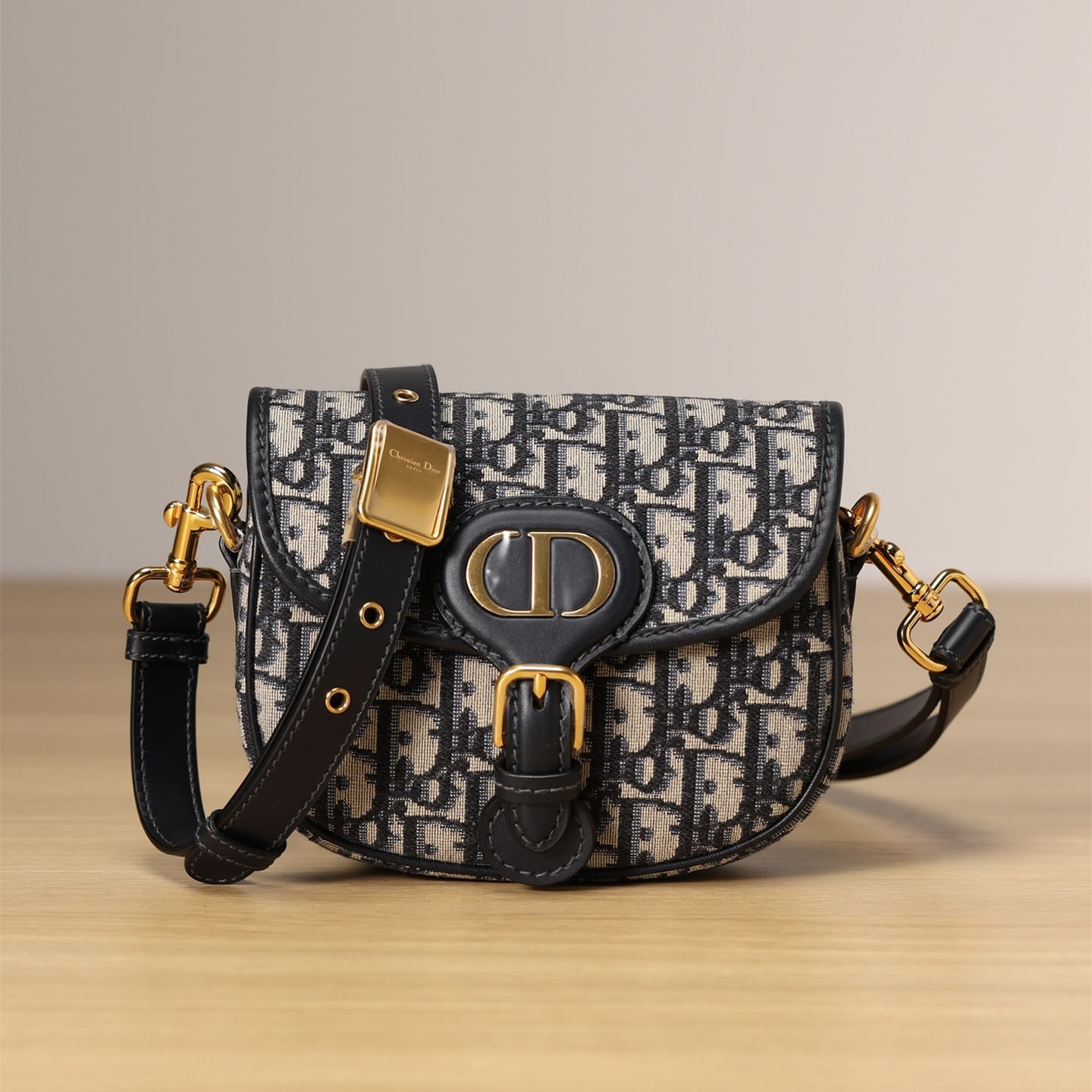 Dior Bobby Series Oblique Print Shoulder Bag Small