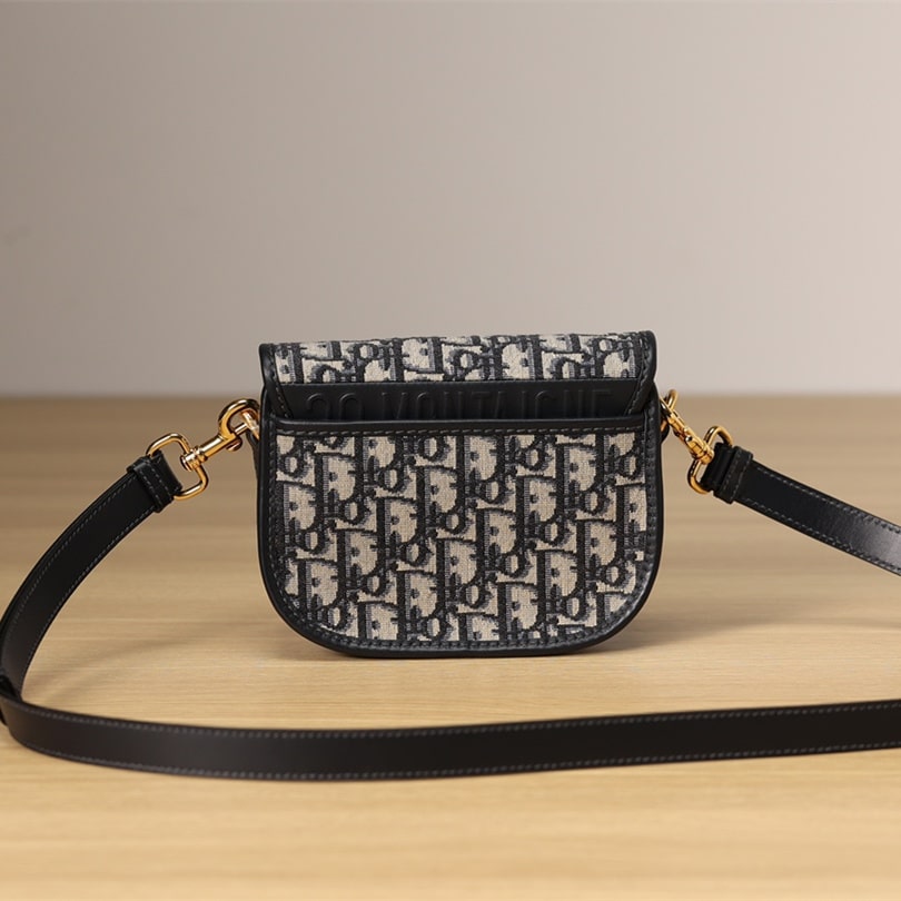 Dior Bobby Series Oblique Print Shoulder Bag Small