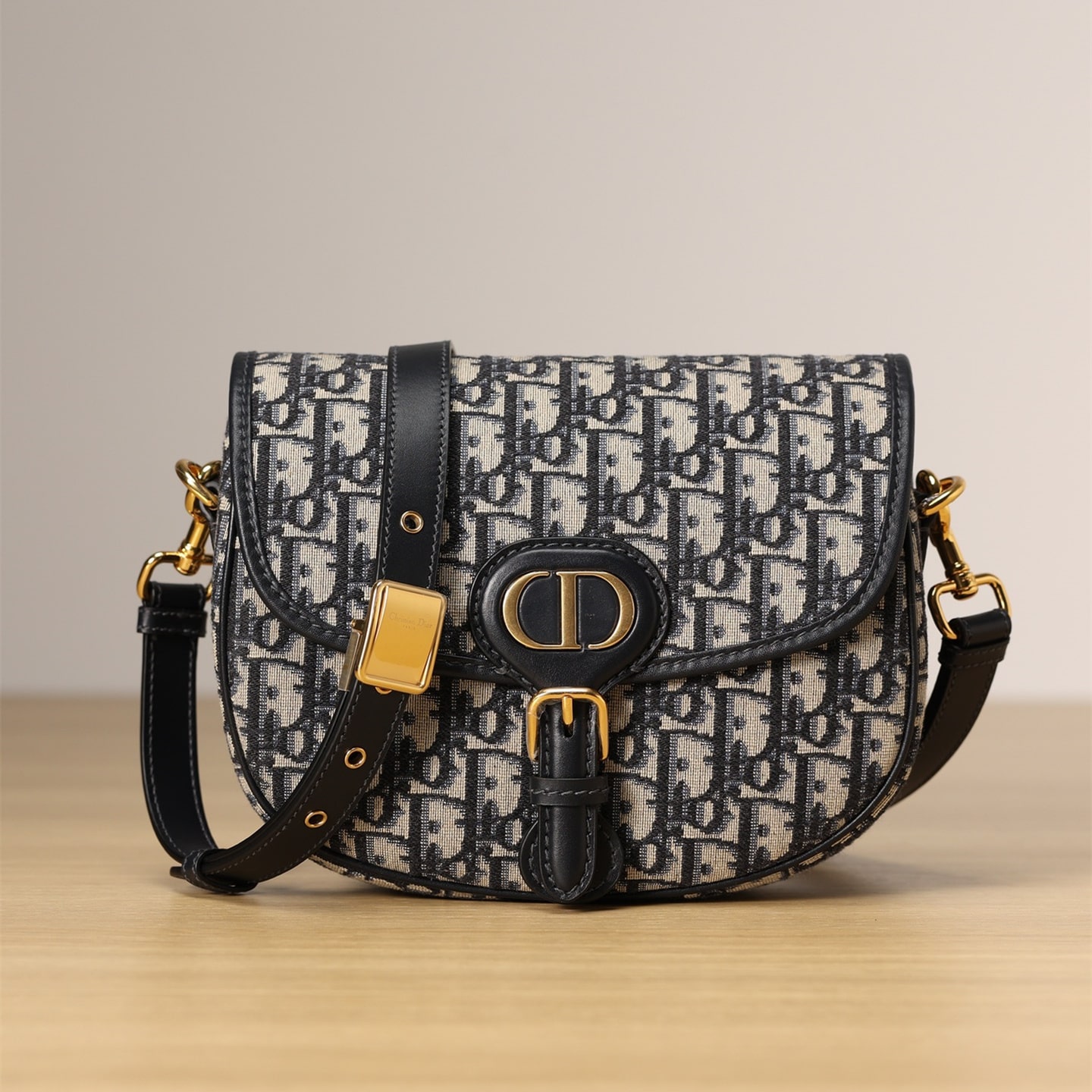 Dior Bobby Series Oblique Print Shoulder Bag Medium