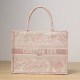 Dior Book Tote Series Pink Juilee Bag Medium