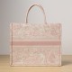 Dior Book Tote Series Pink Juilee Bag Large