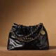 Chanel beach bag 2024 early spring 22 bag black