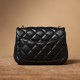 Chanel Lambskin Quilted Mini Pearl Crush Flap Black