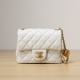 Chanel Mini Pearl Crush Flap Bag White