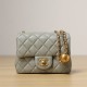 Chanel Mini Pearl Crush Flap Bag Grey