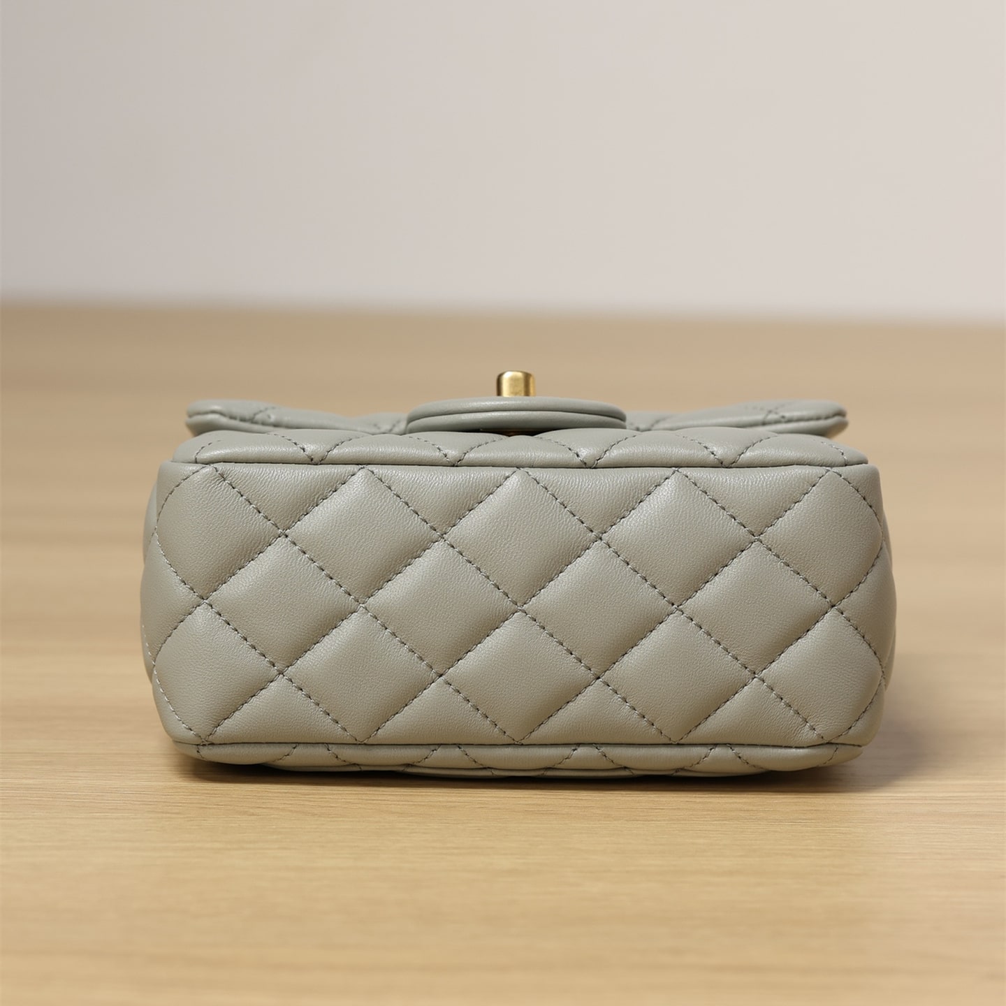 Chanel Mini Pearl Crush Flap Bag Grey