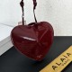 Alaia LE CŒUR BAG IN PATENT LEATHER