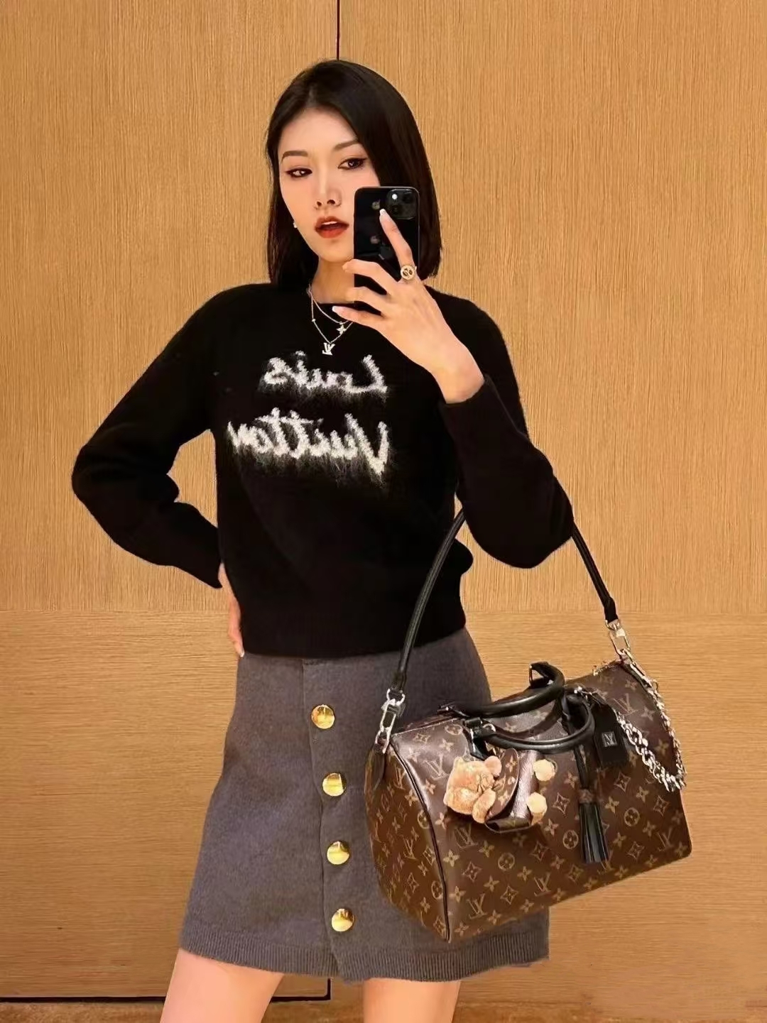 Louis Vuitton wool and cashmere sweater