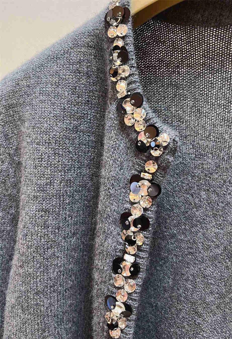 VALENTINO GARAVANI Embellished wool cardigan